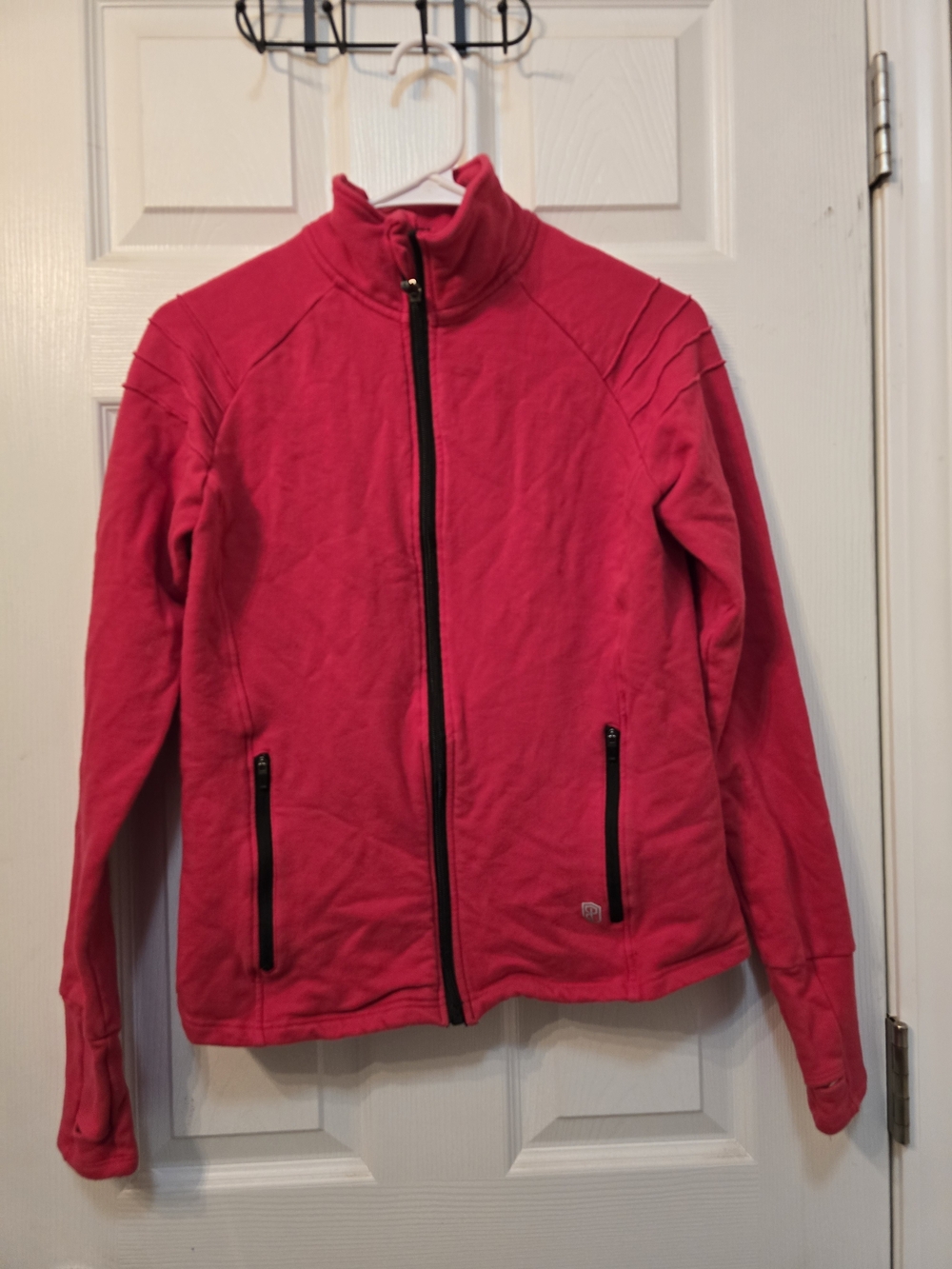 Born Primitive Women Unmatched Moto Zip Up Red Track Jacket Medium Discontinued